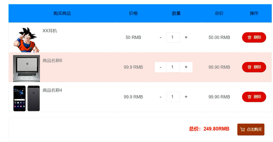 网上租赁系统设计与实现模板截图