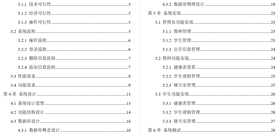校园疫情防控系统毕业论文截图