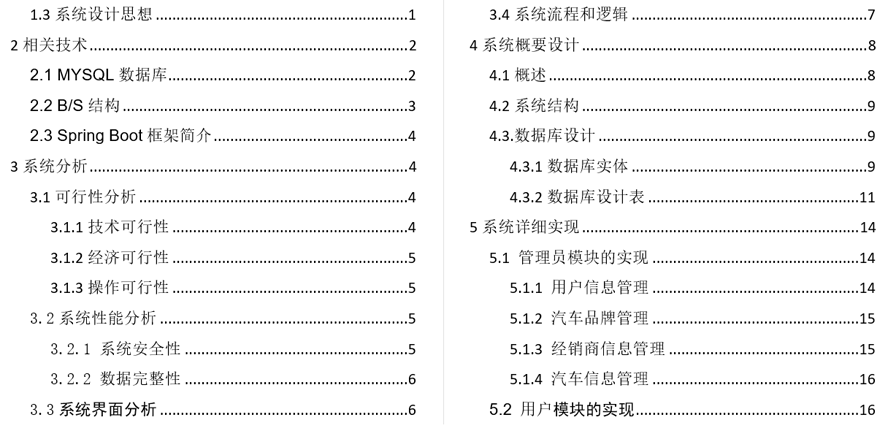 汽车资讯网站毕业论文截图